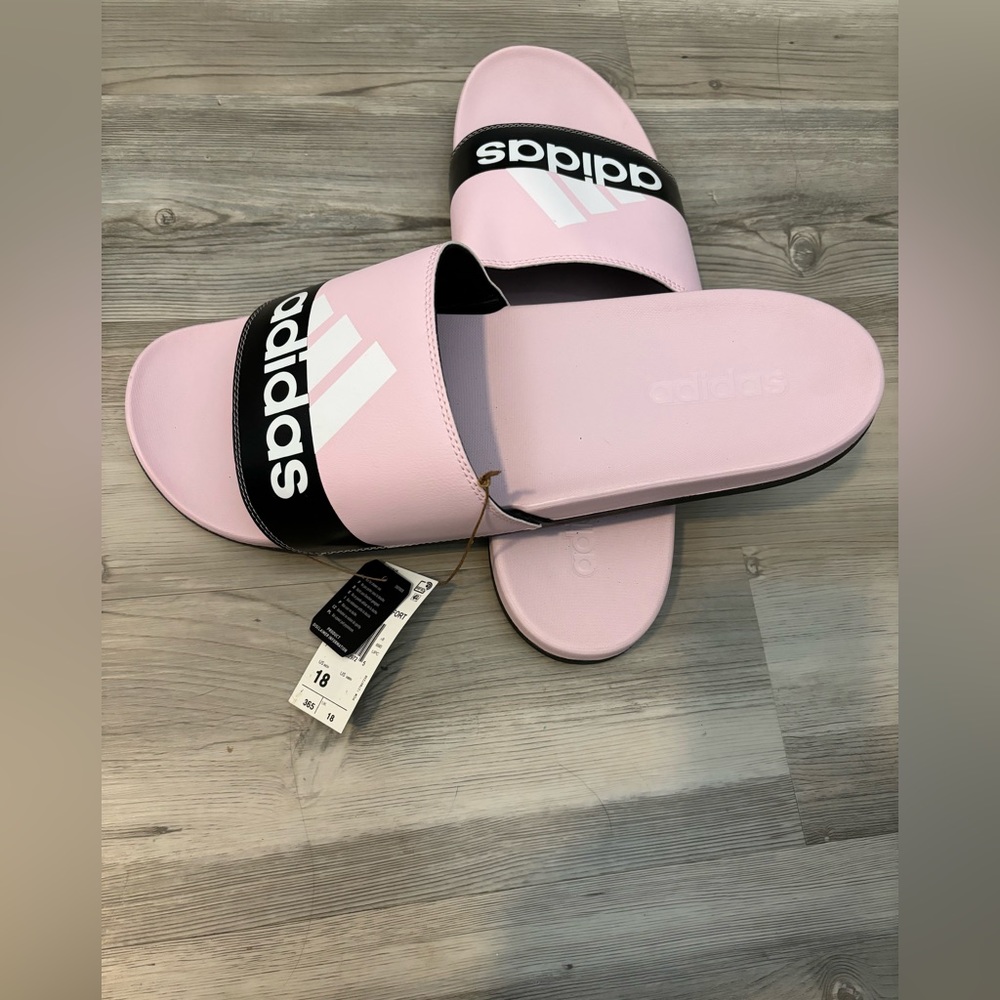 Adidas Adilette Comfort Slides New In Box GV9714,Mens 18